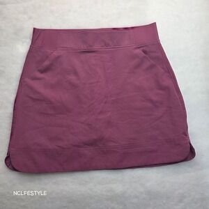 32 Degrees Cool Womens Skort Small Purple Active Golf Tennis Skirt Pockets